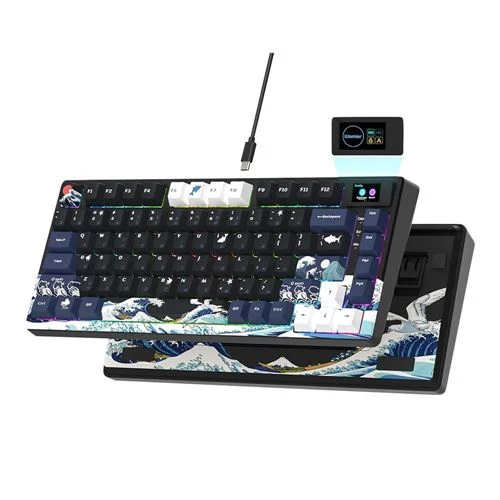 Teclado Womier S-K80 75% Mechanical Keyboard Negro