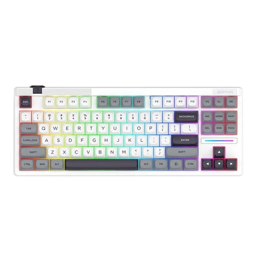 Teclado Redragon OTIIM MCK729 PRO 80% Wireless Mechanical Gaming Keyboard Blanco