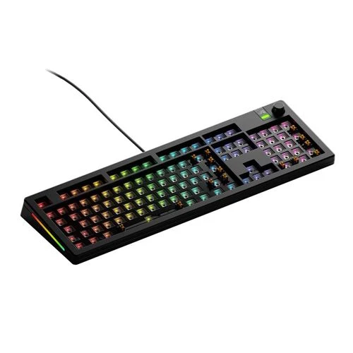 Teclado Glorious GMMK 3 100% Barebones RGB Wired Gaming Keyboard Negro