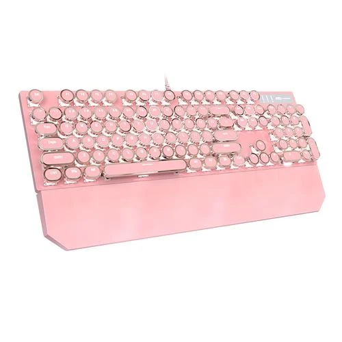 Teclado MageGee MK-STORM RGB Mechanical Gaming Keyboard Rosa