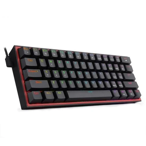 Teclado Redragon MCK617 Fizz 60% Compact RGB Wired Mechanical Keyboard Negro