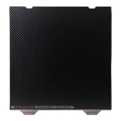 Accesorio Impresora 3D Wham Bam 315 x 310 Carbon Fiber Build Surface on a Spring Steel Flexi Plate