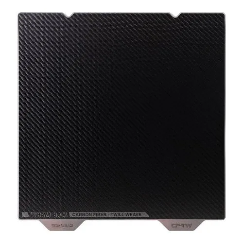 Accesorio Impresora 3D Wham Bam 235 x 235 Carbon Fiber Build Surface on a Spring Steel Flexi Plate