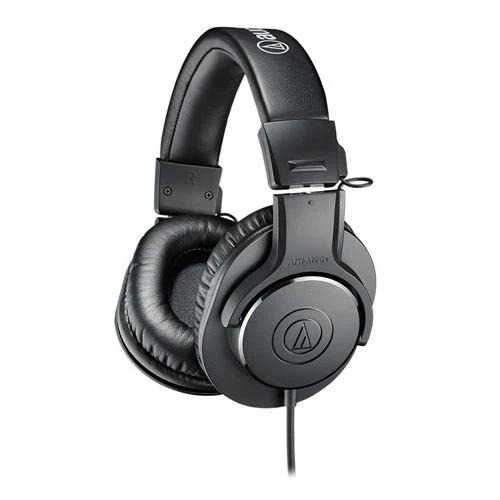 Audífonos Audio-Technica ATH-M20X Professional Monitor Wired Headphones Negro