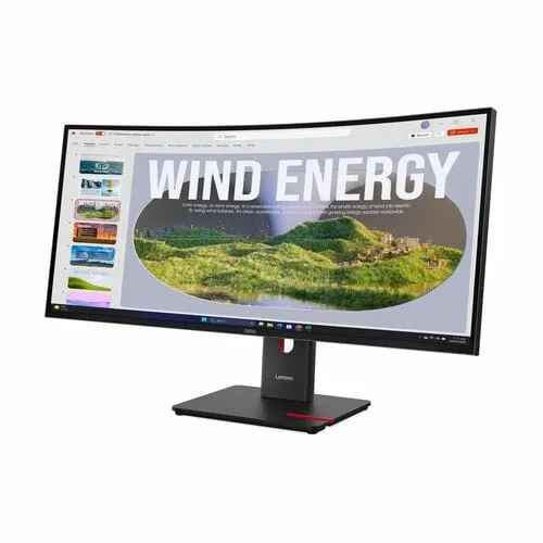 Monitor Lenovo ThinkVision T34WD-40 34" Ultrapanorámico - Negro
