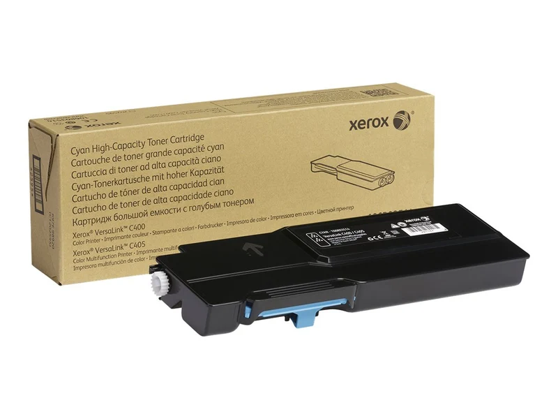 Tóner Xerox VersaLink C400 Cian Alto Rendimiento, 106R03514