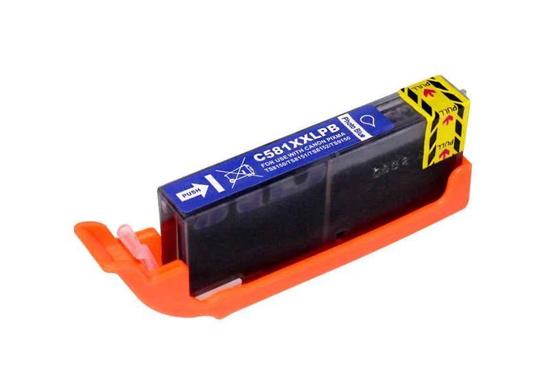 Cartucho compatible Canon CLI-581XXL azul foto