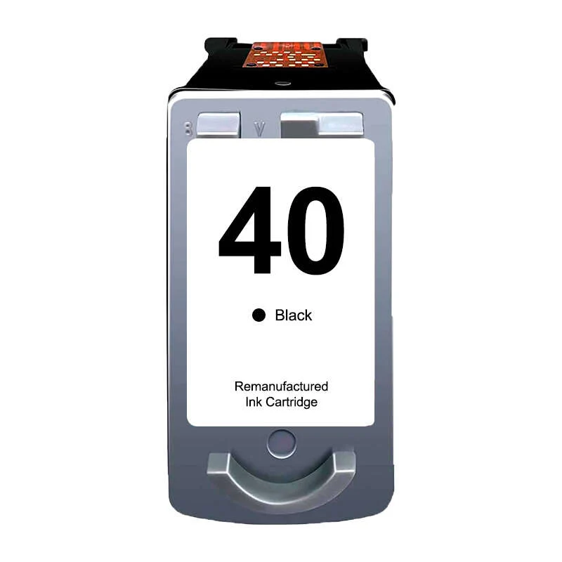 Cartucho compatible Canon PG40/PG50/PG37 Negro Cartucho de Tinta - Muestra Nivel de Tinta Negro