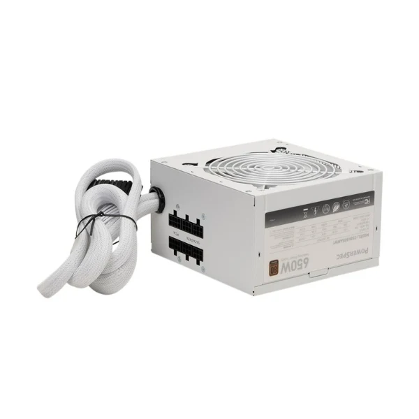 Fuente de Poder PowerSpec CW - 650W - 80 PLUS Bronze - Semi-Modular - ATX - White