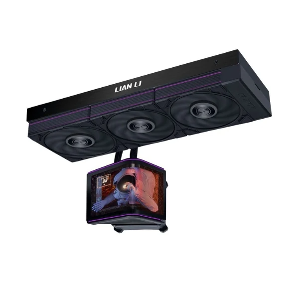Enfriador Líquido Lian Li HydroShift II OLED Curved 360P28 360mm All in One - Negro
