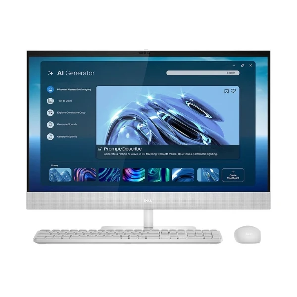Computador Todo en Uno Dell 27 EC27260 27" DEC27260-7218WH - Core Ultra 7 355 (1.7GHz) - 16GB RAM - 1 TB SSD NVMe