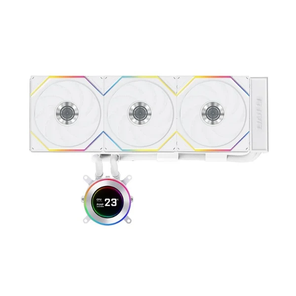 Enfriador Líquido Lian Li Hydroshift II LCD-C 360TL 360mm All in One – Blanco