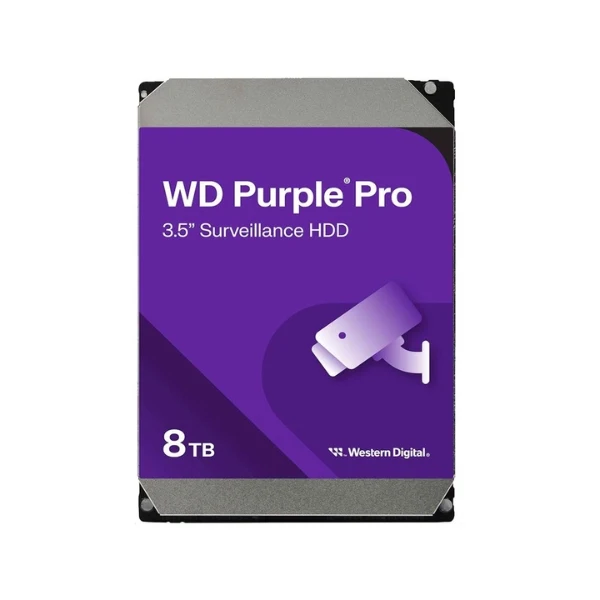 Disco Duro HDD WD Purple Pro 8TB 7200 RPM 256MB SATA III 6Gb/s