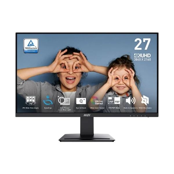 Monitor MSI PRO MP273U - 27" 4K UHD - (3840 x 2160) IPS - 60Hz