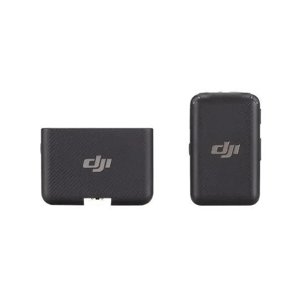 Micrófono DJI Mic 2 – Sistema inalámbrico de solapa para 2 personas (1 transmisor, 1 receptor)