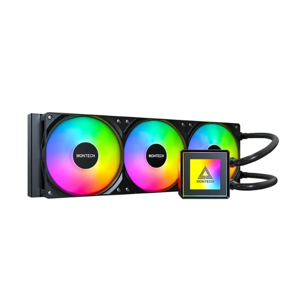 Enfriador Líquido Montech PureFlow ARGB 360mm All in One – Negro