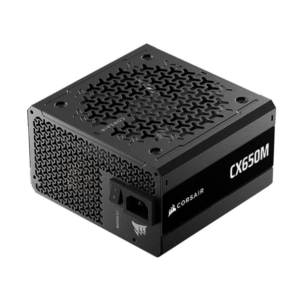 Fuente de Poder Corsair CX650M - 650W - Cybenetics Bronze - Semi-Modular - ATX