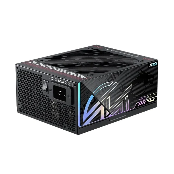 Fuente de Poder MSI MPG Ai1600TS PCIE5 - 1600W - 80 PLUS Titanium - Modular - ATX