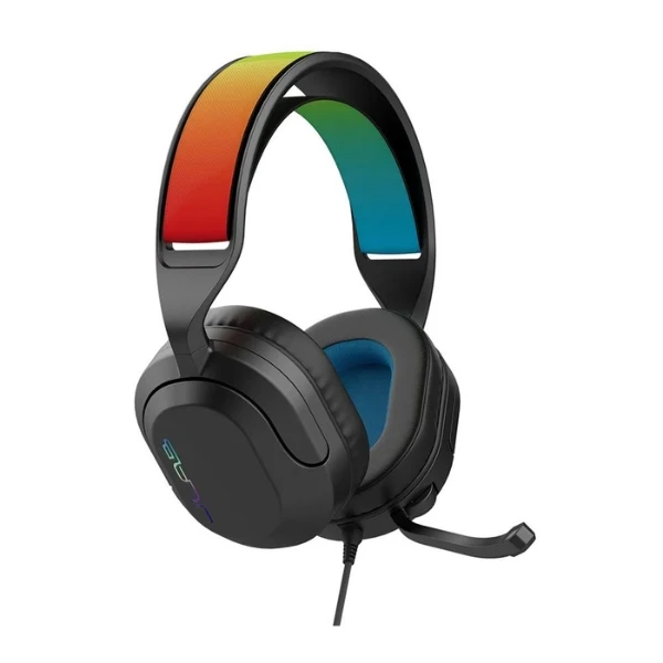 Audífonos Gamer Cableados JLab Nightfall 3.5mm - Drivers 50mm - Micrófono Flip-Up - GHNHTFALLRBLK4 - Negro