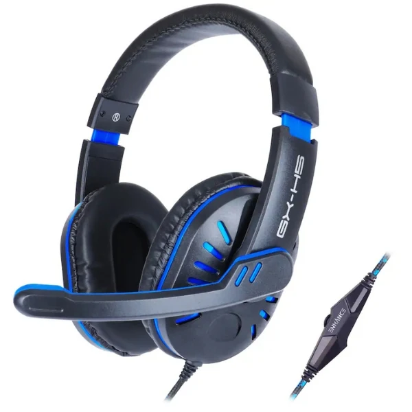 Audífonos Accessory Power ENHANCE Infiltrate GX-H5 - Cableados con Micrófono Giratorio - Blue