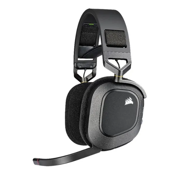 Audífonos Corsair HS80 RGB Wireless Premium Gaming Headset - Carbon - CA-9011235-NA