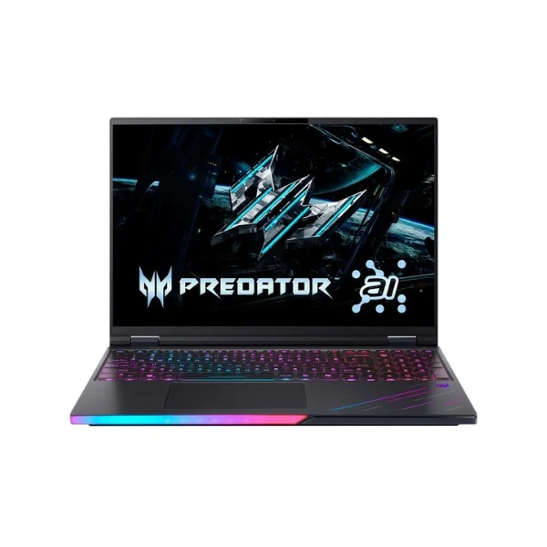 Laptop gaming Acer Predator Helios 16 AI Intel Core Ultra 9 275HX (2.1GHz) 64 GB RAM 2 TB SSD 16" NVIDIA GeForce RTX 5090 24 GB Abyssal Black
