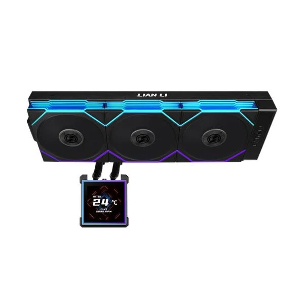 Enfriador Líquido Lian Li HydroShift II LCD-S 360TL 360mm All in One – Negro