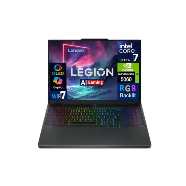 Laptop Lenovo Legion 5i Intel Core Ultra 7 255HX 64GB RAM 2TB SSD 15.1" NVIDIA GeForce RTX 5060 Win 11 Pro - Eclipse Black