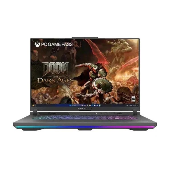 Laptop ASUS ROG Strix G16 AMD Ryzen 9 8940HX 32GB RAM 2TB SSD 16" NVIDIA GeForce RTX 5070 Ti Win 11 Pro - Eclipse Gray