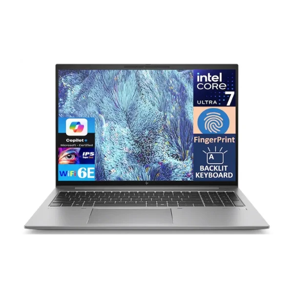 Laptop HP ZBook Firefly 16 G11 Intel Core Ultra 7 155U 64GB RAM 4TB SSD 16" Intel Graphics Win 11 Pro - Silver