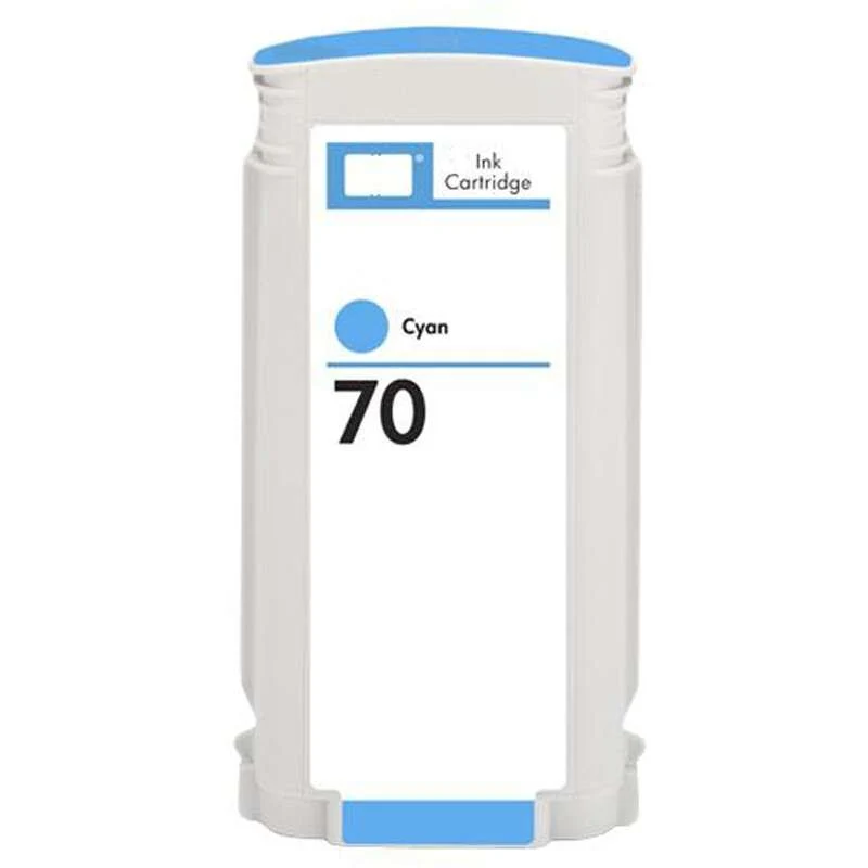 Cartucho compatible HP 70 cian