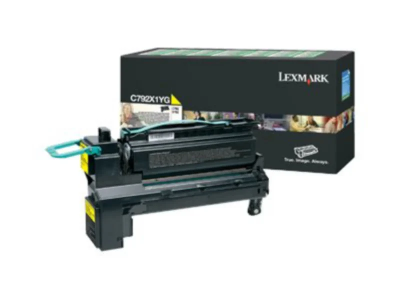 Tóner Lexmark C792X1YG Amarillo Alto Rendimiento