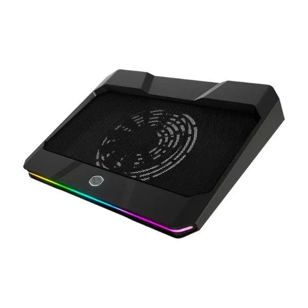 Base de para laptop Cooler Master Notepal X150 Spectrum, 3xUSB + Type-C, Fan 16 cm, Negro MNX-SWXB-10NFA-R1