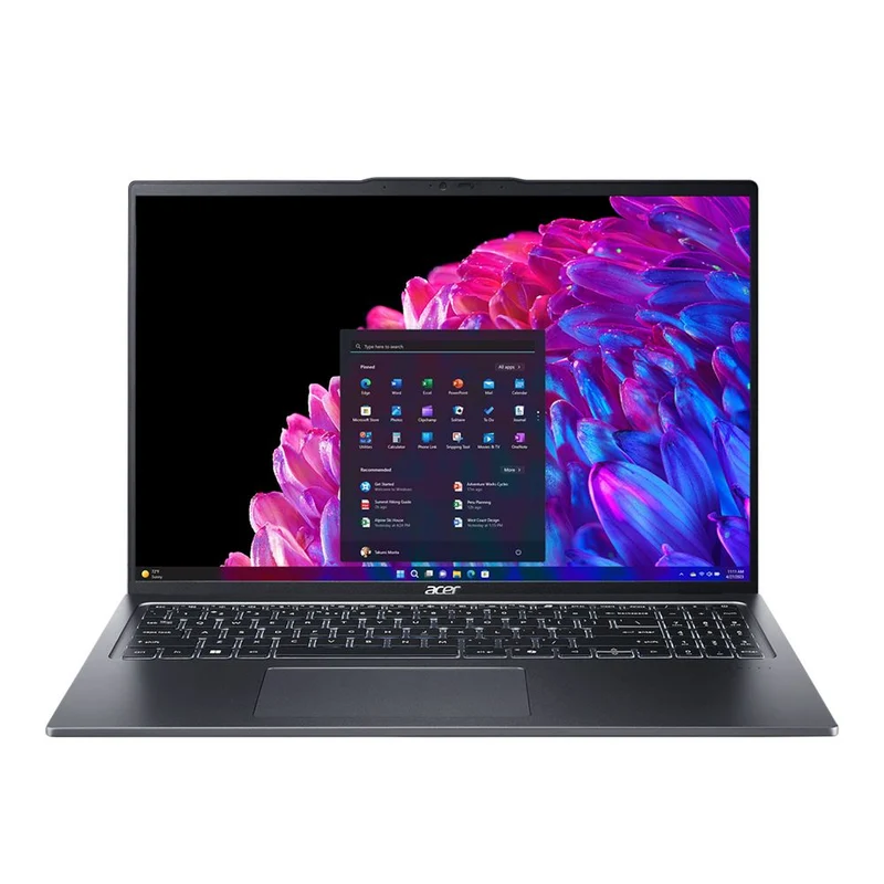 Laptop Acer Swift Go 16” Intel Core Ultra 9, 32GB RAM, 1TB SSD, Intel Arc Graphics, W11 SFG16-72T-92GH