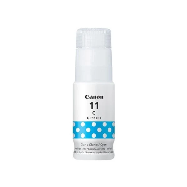Tinta Canon GI-11 C 70ML Azul Original para Impresoras G2160/G3160