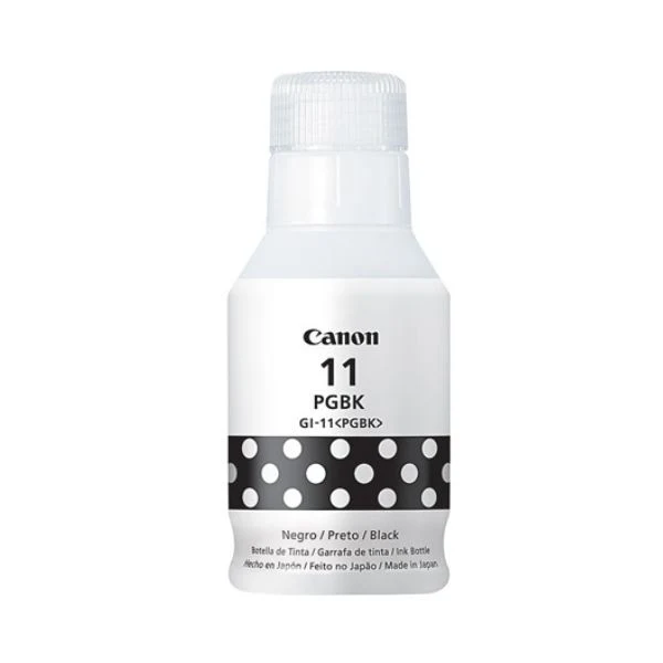 Tinta Canon GI-11 BK 135ML Negra Original para Impresoras G2160/G3160