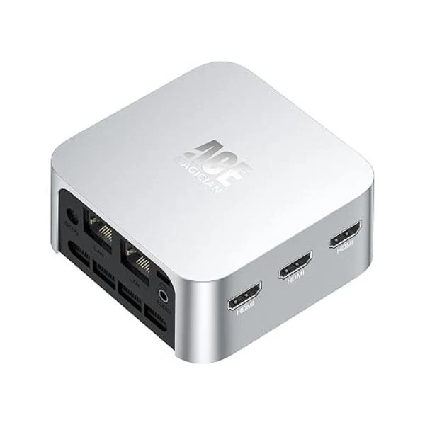 Mini PC Acemagic N100 Intel 12ª Gen - 12GB RAM - 256GB SSD - 3 HDMI - Dual LAN - 4K UHD