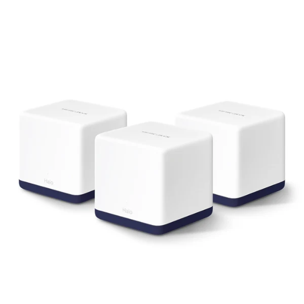 Router Mercusys Halo H50G WiFi-Mesh AC1900 – Extensor – Doble Banda 2.4GHz / 5GHz – 3 Pack