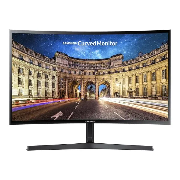 Monitor Samsung 27" Curvo F390 (1920X1080) 60Hz respuesta 4ms 178° horizontal y vertical, Curvatura: 1800R Color Negro