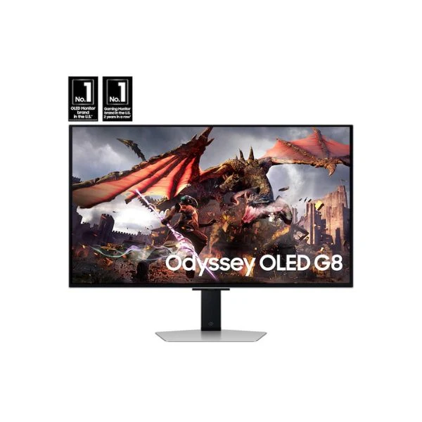 Monitor Gaming Samsung Odyssey LS32DG802SNXZA OLED G8 32" G80SD UHD 240Hz, 4K, HDR10+, G-Sync, WiFi, y Smart Hub