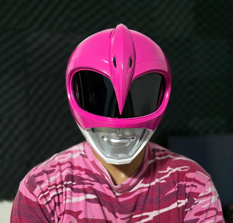 Casco magnético de Power Ranger Pink (Ranger Rosa)