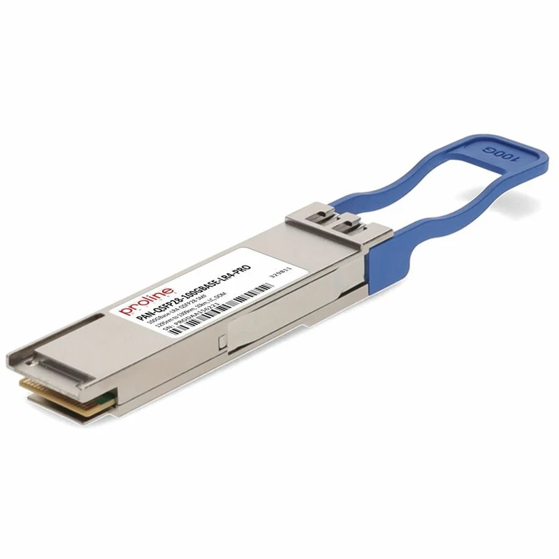 Transceptor de Red Proline Palo Alto Networks® PAN-QSFP28-100GBASE-LR4 Compatible TAA 100GBase-LR4 QSFP28 Transceiver (SMF