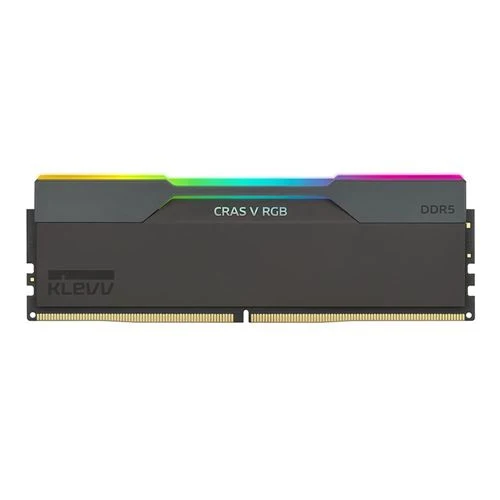 Memoria RAM KLEVV CRAS V RGB 32GB (2x16GB) DDR5 6000MHz PC5-48000 CL30 Dual Channel - Obsidian Black