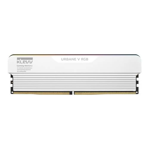 Memoria RAM KLEVV URBANE V RGB 32GB (2x16GB) DDR5 6000MHz PC5-48000 CL28 Dual Channel - Brilliant White