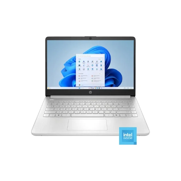 Laptop HP 14 Intel Processor N150 (3.6GHz) 4 GB RAM 128 GB UFS 14" Intel Graphics Win 11 Home - Natural Silver