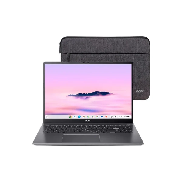 Laptop Acer Chromebook Plus 516 Google AI Intel Core i3 1315U (4.5GHz) 8 GB RAM 128 GB UFS 16" Intel UHD Graphics Chrome OS - Steel Gray