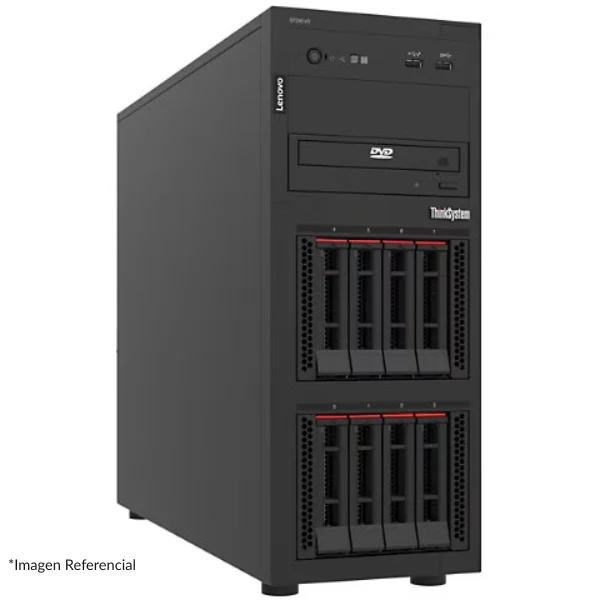 Servidor Lenovo ThinkSystem ST250 V3 - Intel Xeon 6353P 8-Core 2.70GHz - 32GB TruDDR5 ECC - 2TB SATA Hot Swap - 800W - 2x 1GbE