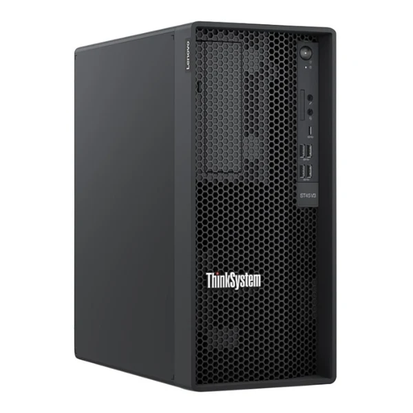 Servidor Lenovo ThinkSystem ST45 V3 - AMD EPYC 4124P - 16GB DDR5 5600MHz ECC .(max 64GB) - Disco 1x 2TB SATA 6Gb/s - 300W - Gigabit LAN - 7DH4A00GLA