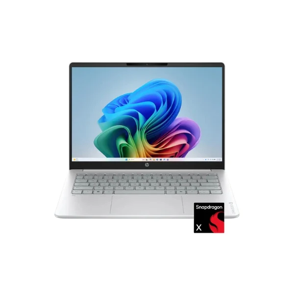 Laptop HP OmniBook 3 Copilot+ PC Touchscreen Snapdragon X X1-26-100 (2.97GHz) 16 GB RAM 512 GB SSD 14" Qualcomm Adreno Win 11 Home - Glacier Silver