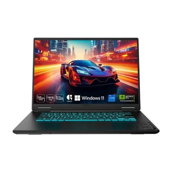 Laptop GIGABYTE GAMING A16 Intel Core i7 13ª generación 16GB RAM 512GB SSD 16" NVIDIA GeForce RTX 4050 Black Steel